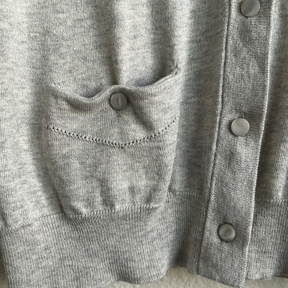 Barneys New York Cardigan with buttons - Gray Color - Picture 2 of 4
